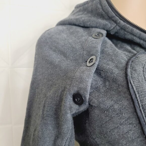 Lululemon Women's Gray Scuba Special Edition Thermal Full Zip Hoodie Size 6 - Picture 6 of 9